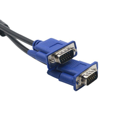 1pcs VGA cable male to male 15-pin with premium shielding for high-resolution display 1.5M 3M 5M
