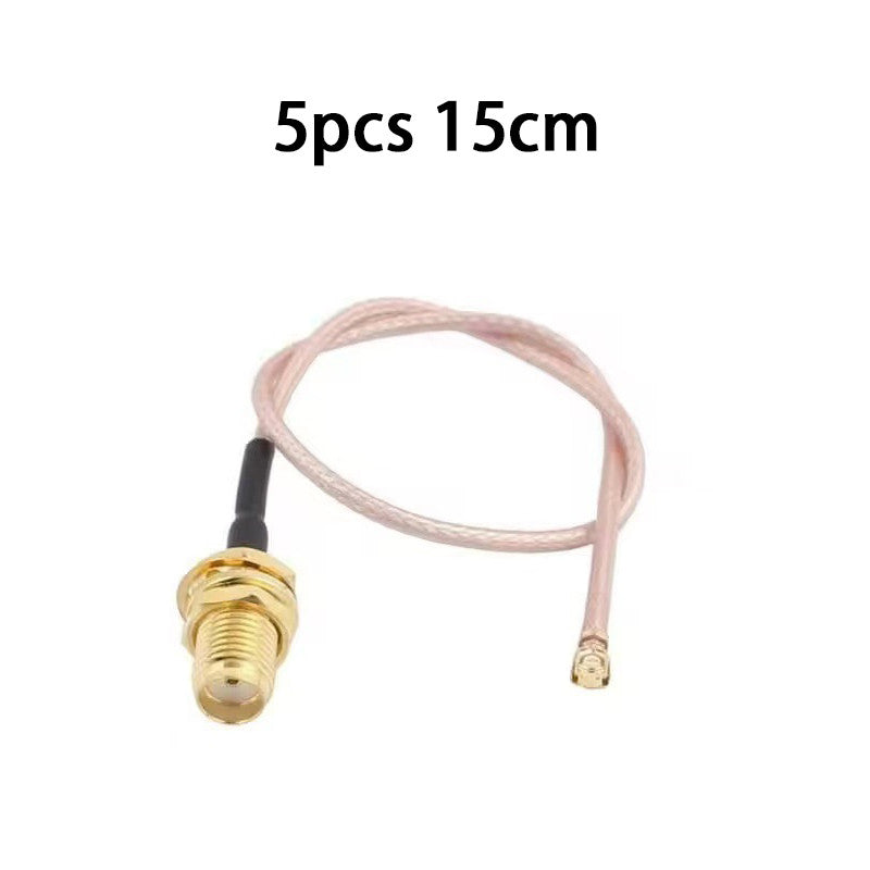Fulabs 5pcs SMA Connector Cable Female to uFL/u.FL/IPX/IPEX RF Or NO Connector Coax Adapter Assembly RG178 Pigtail Cable 1.13mm