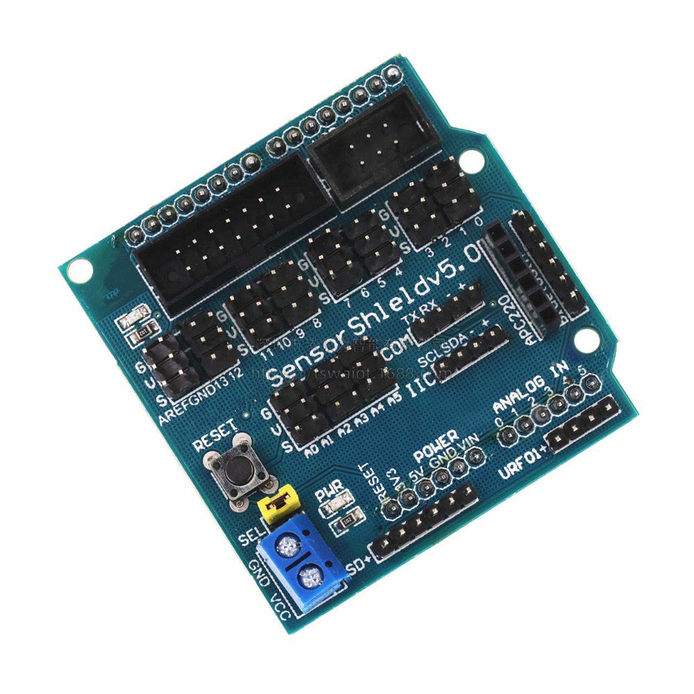 1pcs V5 0 Sensor Shield Expansion Board For Arduino Electronic Building Blocks Robot Accessories