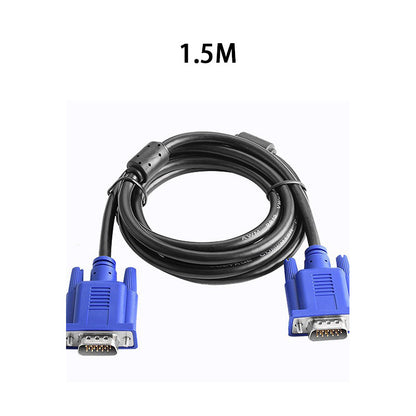 1pcs VGA cable male to male 15-pin with premium shielding for high-resolution display 1.5M 3M 5M