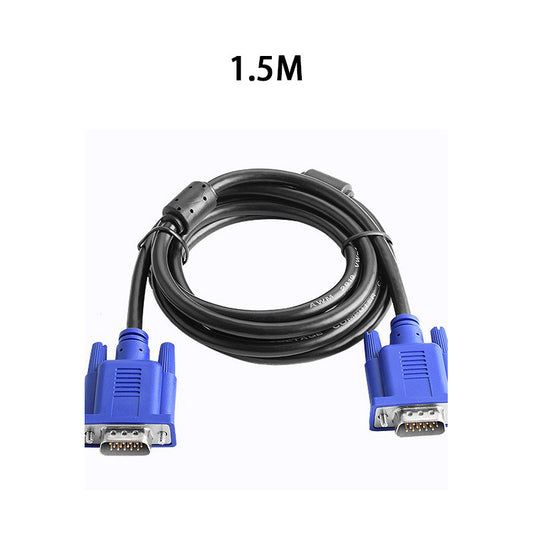 1pcs VGA cable male to male 15-pin with premium shielding for high-resolution display 1.5M 3M 5M