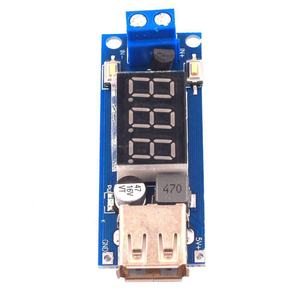 USB LED Buck Converter DC-DC 4.5-40V To 5V 2A