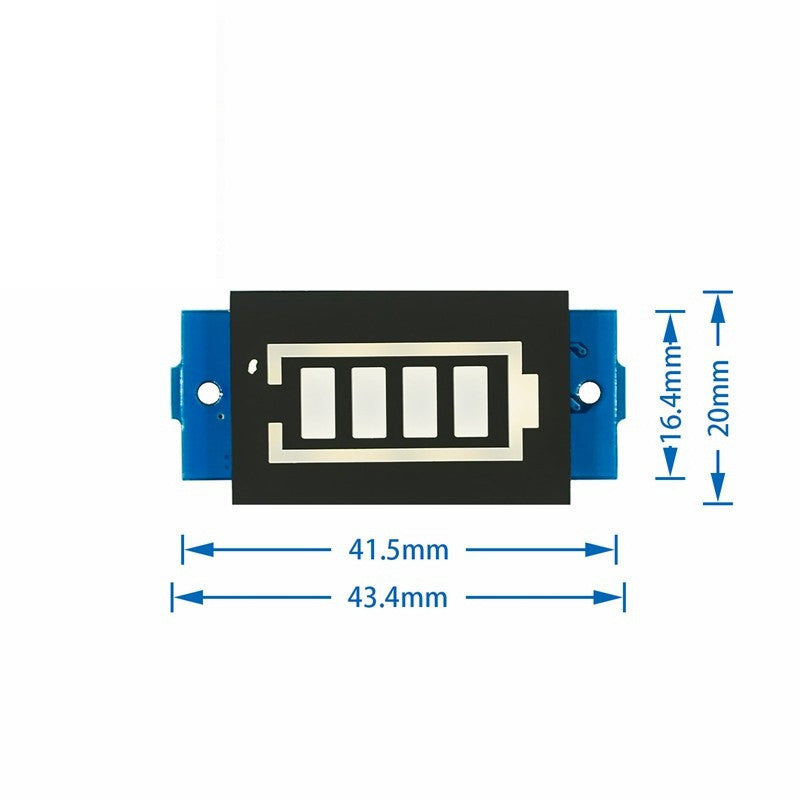Fulabs Lithium 18650 Battery Pack Power Indicator Board 1S / 2S / 3S / 4S