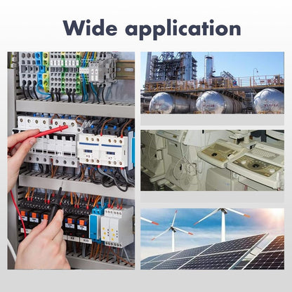 Five colour Wire electrical insulation connector crimper bullet head terminal 22 ~ 16 AWG wiring 50 = 25 male+25 female