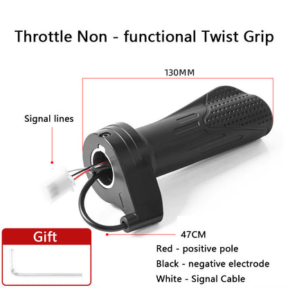 E-Bike Twist Throttle Universal Electric Scooter Parts Speed Handlebar Throttle 12V 24V Electric Twist Throttles 36V 48V Cycling Throttle Grip