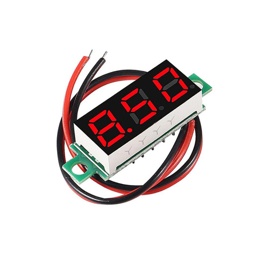 0.28 0.36 0.56 Inch 2.5V-40V Mini Digital Voltmeter Voltage Tester Meter RED/BLUE/YELLOW/GREEN LED Screen