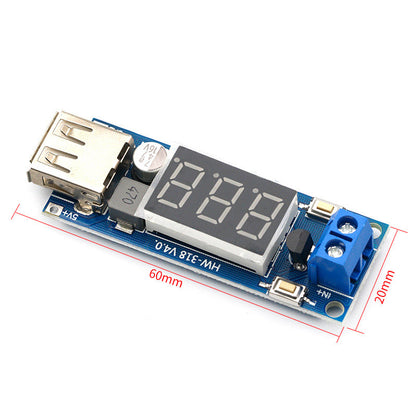 USB LED Buck Converter DC-DC 4.5-40V To 5V 2A