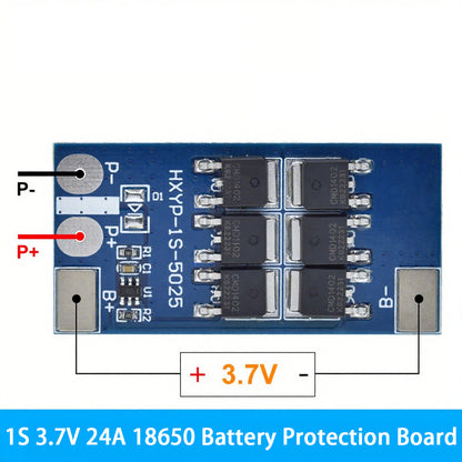 Fulabs 1S 3.7V LiFePO4 Lithium Battery Protection Board 18650 3.2V Charging Voltage/Short Circuit/Overcharge Prevention