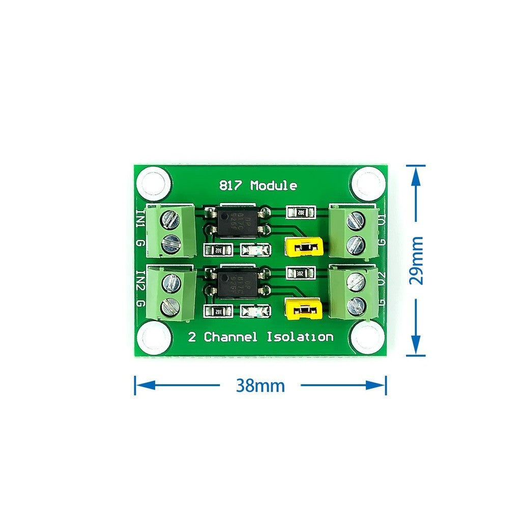 1pcs PC817 Optocoupler Isolation Board Voltage Converter Adapter Module 3.6-30V Driver Photoelectric Isolated Module