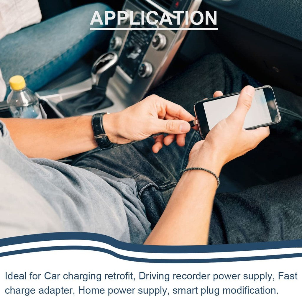 1/2/4Channel QC3.0 QC2.0 USB DC-DC Buck Converter Charging Step Down Module 6-32V 9V 12V 24V to Fast Quick Charger Circuit Board 5V