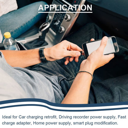 1/2/4Channel QC3.0 QC2.0 USB DC-DC Buck Converter Charging Step Down Module 6-32V 9V 12V 24V to Fast Quick Charger Circuit Board 5V