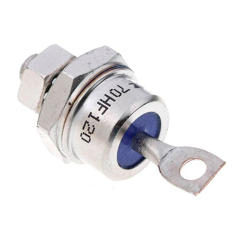 1 Pcs 70HF120 70A 1200V High Power Rectifier Metal Stud Type Rectifier Diodes Accessories