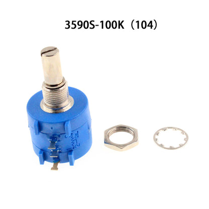 3590S Series resistance 1K 2K 5K 10K 50K 100K 100 200 500 ohm Potentiometer Adjustable Resistor 3590 102 202 502 103