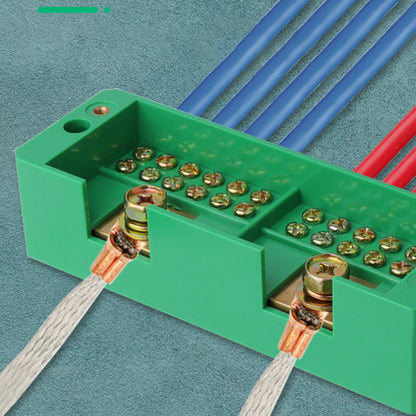 FJ6/JHD 2 IN 4/6/8/12/18 Out Wire Terminal Box Connector Block Household Junction Box Distribution Box Block Wire Connector