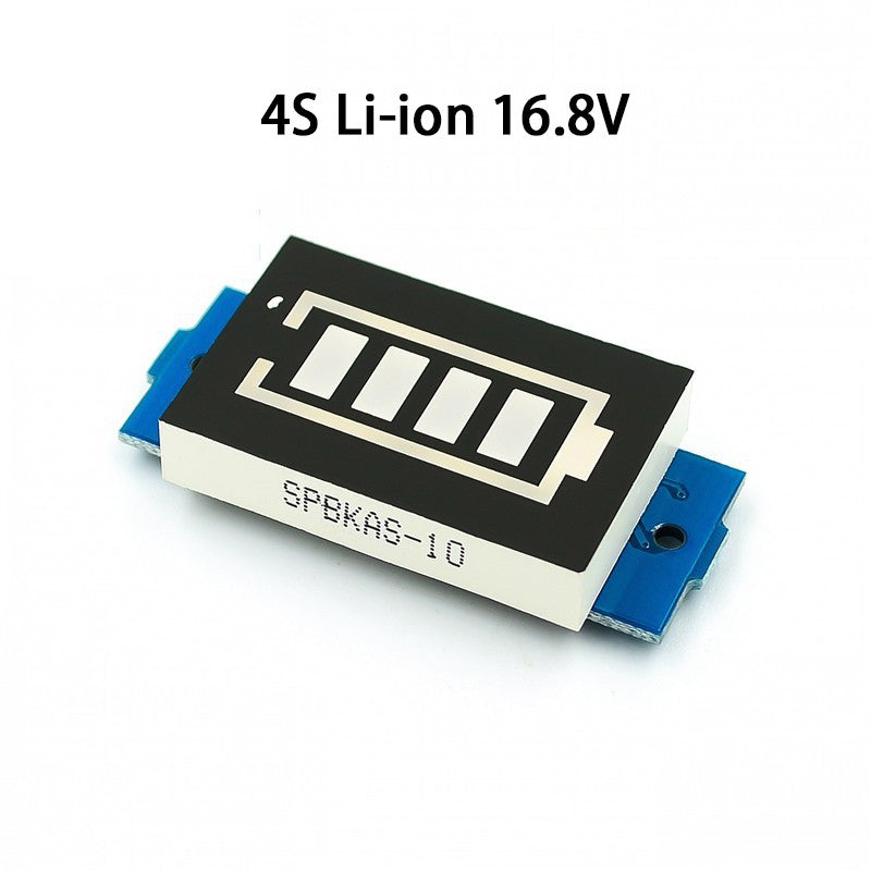 Fulabs Lithium 18650 Battery Pack Power Indicator Board 1S / 2S / 3S / 4S