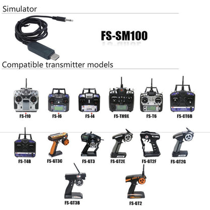 FS-SM100 RC USB Flight Simulator With FMS Cable