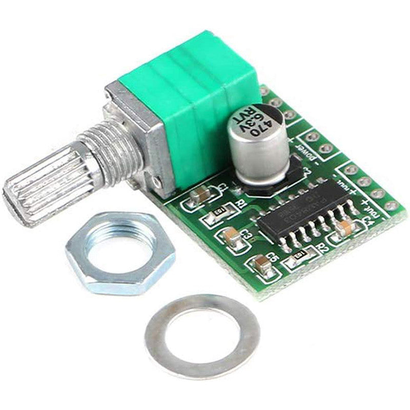 Mini PAM8403 5V Power Audio Amplifier Board 2 Channel 2 * 3W Volume Control / USB Power