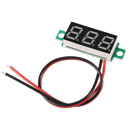 0.28 0.36 0.56 Inch 2.5V-40V Mini Digital Voltmeter Voltage Tester Meter RED/BLUE/YELLOW/GREEN LED Screen