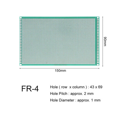 FR4 Universal Protoboard PCB - Double Sided