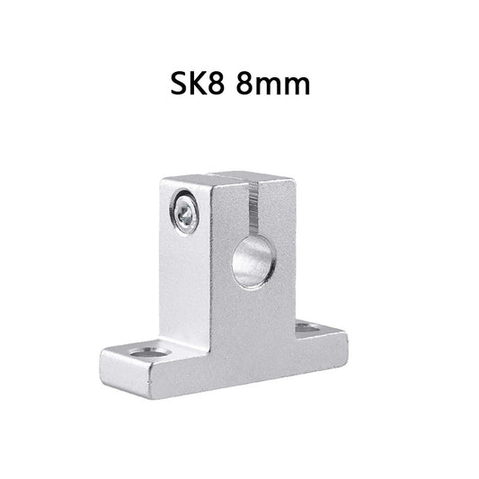 SK8 SK10 SK13 SK20 SK25 8mm linear ball bearing rail shaft Side Blocks support XYZ Table CNC 3D printer