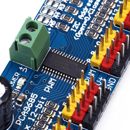16 Channel 12-bit PWM/Servo Driver-I2C interface PCA9685 module Raspberry pi shield module servo shield