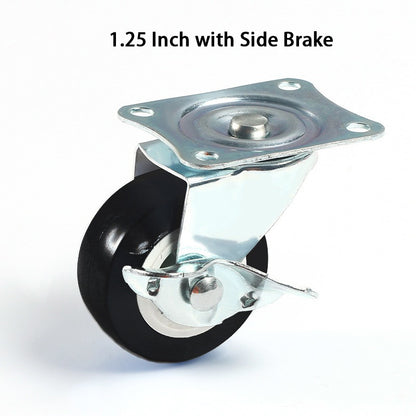 Heavy Duty Durable Caster Wheels Wear Resistant Material Swivel Wheel 1 1.25 Inch