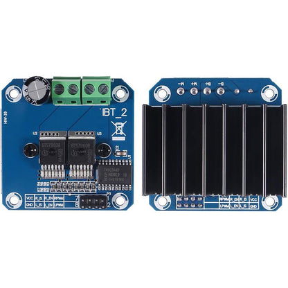 Double BTS7960 43A H-bridge High-power Motor Driver module/ diy smart car Current diagnostic for Arduino