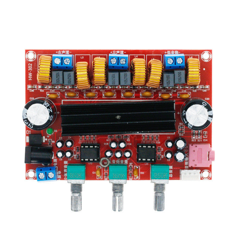 1pcs TPA3116D2 Channel 2.1 Digital Subwoofer Power Amplifier Board Module XH-M139 12V - 24V 2*50W+100W HiFi Amplifier Board