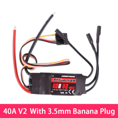 Hobbywing Skywalker V2 20A 30A 40A 50A 60A 80A ESC for RC