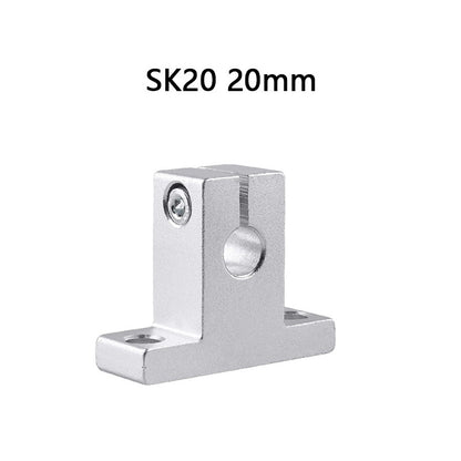 SK8 SK10 SK13 SK20 SK25 8mm linear ball bearing rail shaft Side Blocks support XYZ Table CNC 3D printer