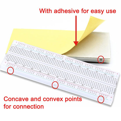 Breadboard 830 Point PCB Board MB-102 MB102 Test Develop DIY Kit Nodemcu for uno R3