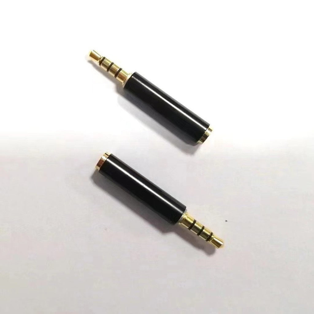 3.5mm 4-pole TRRS female to 3-pole TRS male audio adapter, suitable for computers and cameras