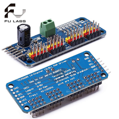16 Channel 12-bit PWM/Servo Driver-I2C interface PCA9685 module Raspberry pi shield module servo shield