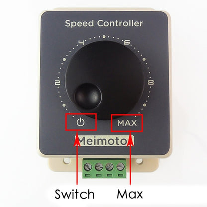 10A 12V/24V/36V/48V PWM DC Motor Governor High Power Waterproof DC Drive Speed Controller Module