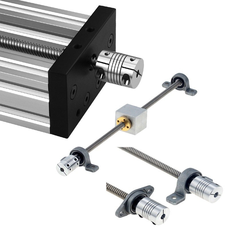 Aluminum Z-axis Flexible coupling for 3D printer stepper Motor shaft couplers, D19L25, 3mm, 4mm, 5mm, 6mm, 6,35mm, 8mm, 10mm