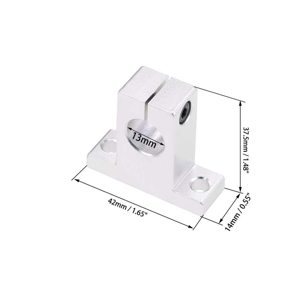 SK8 SK10 SK13 SK20 SK25 8mm linear ball bearing rail shaft Side Blocks support XYZ Table CNC 3D printer