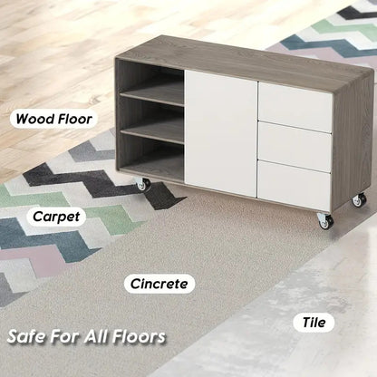 Heavy Duty Durable Caster Wheels Wear Resistant Material Swivel Wheel 1 1.25 Inch