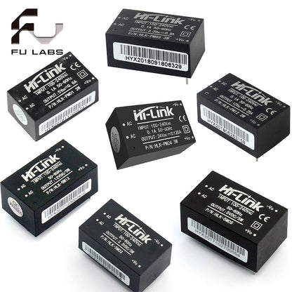 HI-Link AC-DC 220V to 12V Step-down Power Supply HLK-PM01/03/12/24 HLK-5M03/05/12 Mini Power Supply Module Intelligent Household Switch Power