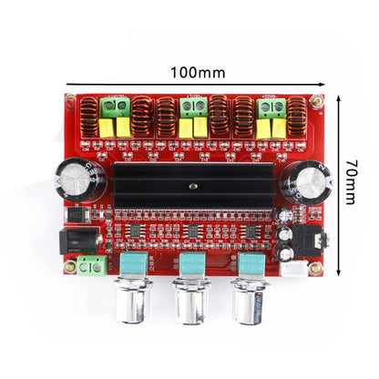 1pcs TPA3116D2 Channel 2.1 Digital Subwoofer Power Amplifier Board Module XH-M139 12V - 24V 2*50W+100W HiFi Amplifier Board