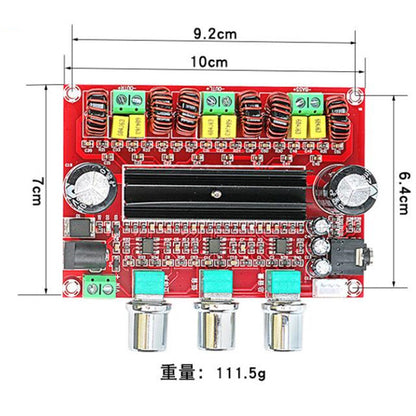 1pcs TPA3116D2 Channel 2.1 Digital Subwoofer Power Amplifier Board Module XH-M139 12V - 24V 2*50W+100W HiFi Amplifier Board