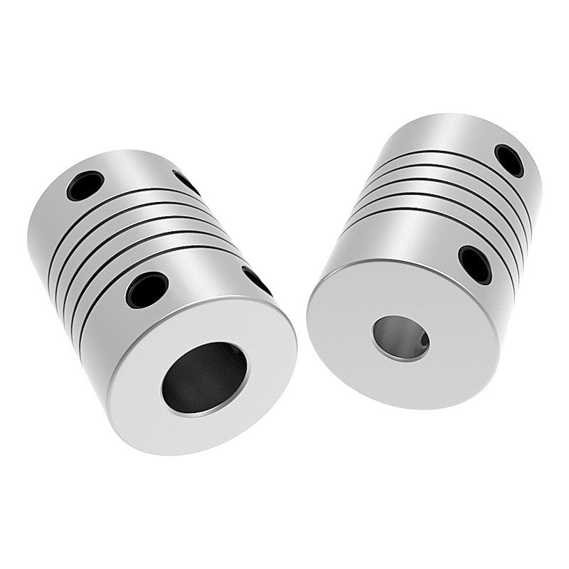 Aluminum Z-axis Flexible coupling for 3D printer stepper Motor shaft couplers, D19L25, 3mm, 4mm, 5mm, 6mm, 6,35mm, 8mm, 10mm