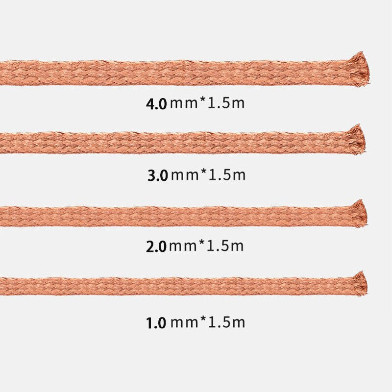 1.0-4.0MM MECHANIC Solder Wick Remover Desoldering Wire Desoldering Braid BGA Soldering Tools