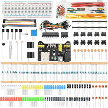830 Breadboard Set Tie-points Breadboard Set Electronic Component Basic Starter Kit Resistor