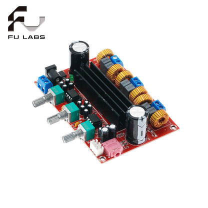 1pcs TPA3116D2 Channel 2.1 Digital Subwoofer Power Amplifier Board Module XH-M139 12V - 24V 2*50W+100W HiFi Amplifier Board