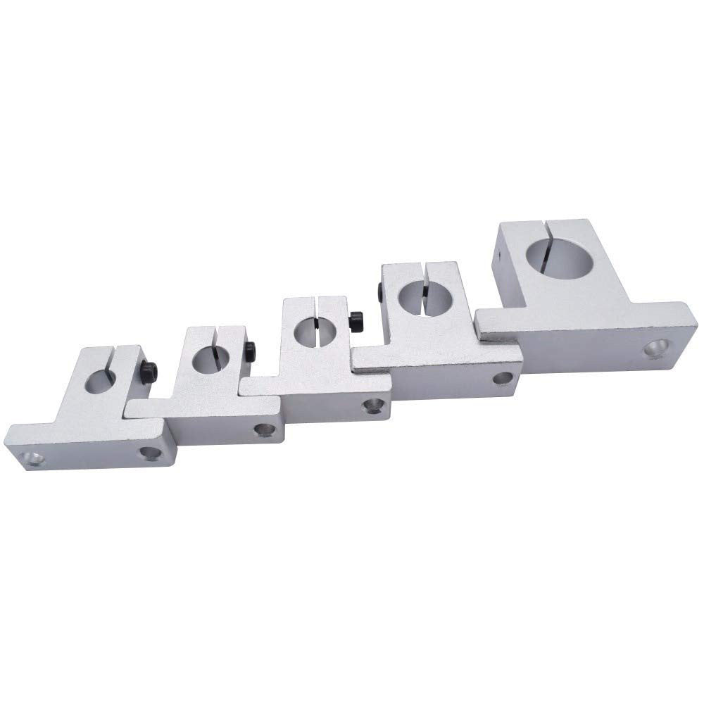 SK8 SK10 SK13 SK20 SK25 8mm linear ball bearing rail shaft Side Blocks support XYZ Table CNC 3D printer