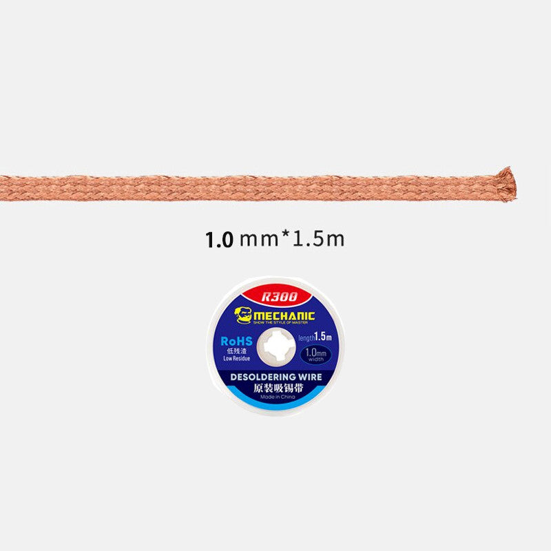 1.0-4.0MM MECHANIC Solder Wick Remover Desoldering Wire Desoldering Braid BGA Soldering Tools