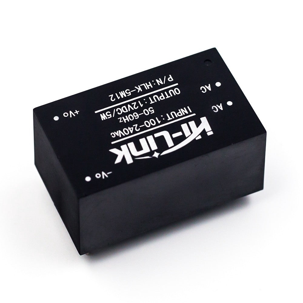 HI-Link AC-DC 220V to 12V Step-down Power Supply HLK-PM01/03/12/24 HLK-5M03/05/12 Mini Power Supply Module Intelligent Household Switch Power