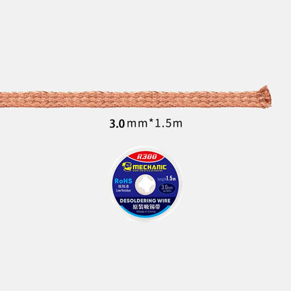 1.0-4.0MM MECHANIC Solder Wick Remover Desoldering Wire Desoldering Braid BGA Soldering Tools