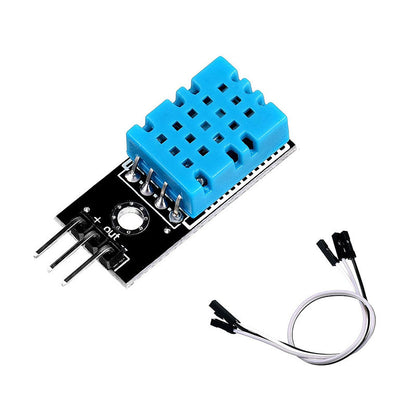 DHT11 DHT22 Digital Temperature and Humidity Sensor DHT11 module For Arduino RED BLACK BLUE  Original probe DHT22