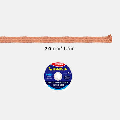 1.0-4.0MM MECHANIC Solder Wick Remover Desoldering Wire Desoldering Braid BGA Soldering Tools